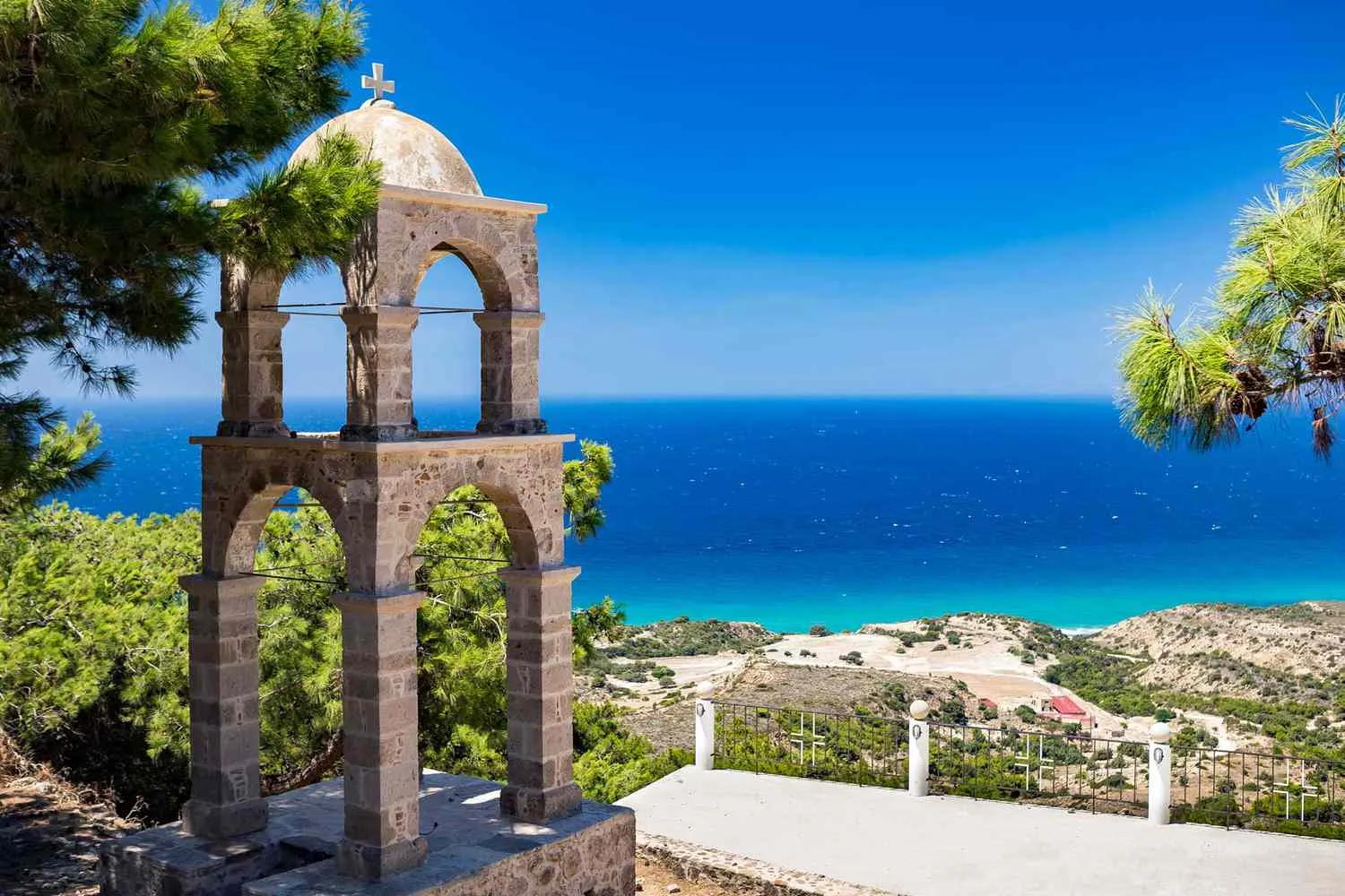 This Gorgeous Greek Island Has Ancient Ruins, Beautiful Sandy Beaches, and a Charming Old Town