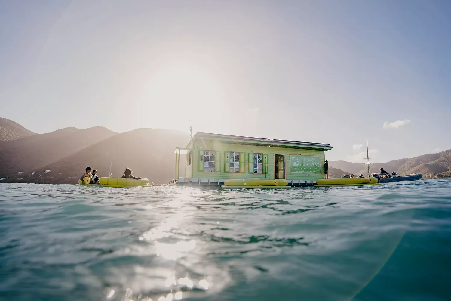 There's a Floating Taco Bar in the Caribbean — and You Can Only Get There by Boat