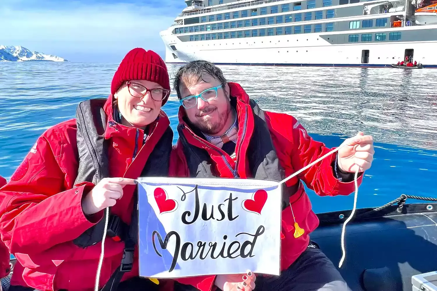 I Took a Cruise to Antarctica and Spontaneously Got Married in the Coldest Place on Earth