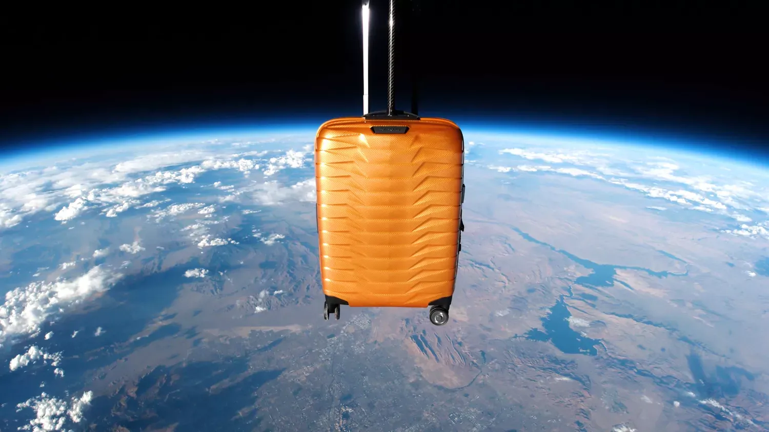 This Samsonite Suitcase Fell 130,000 Feet From Space With Zero Damage — and We Have Footage to Prove It