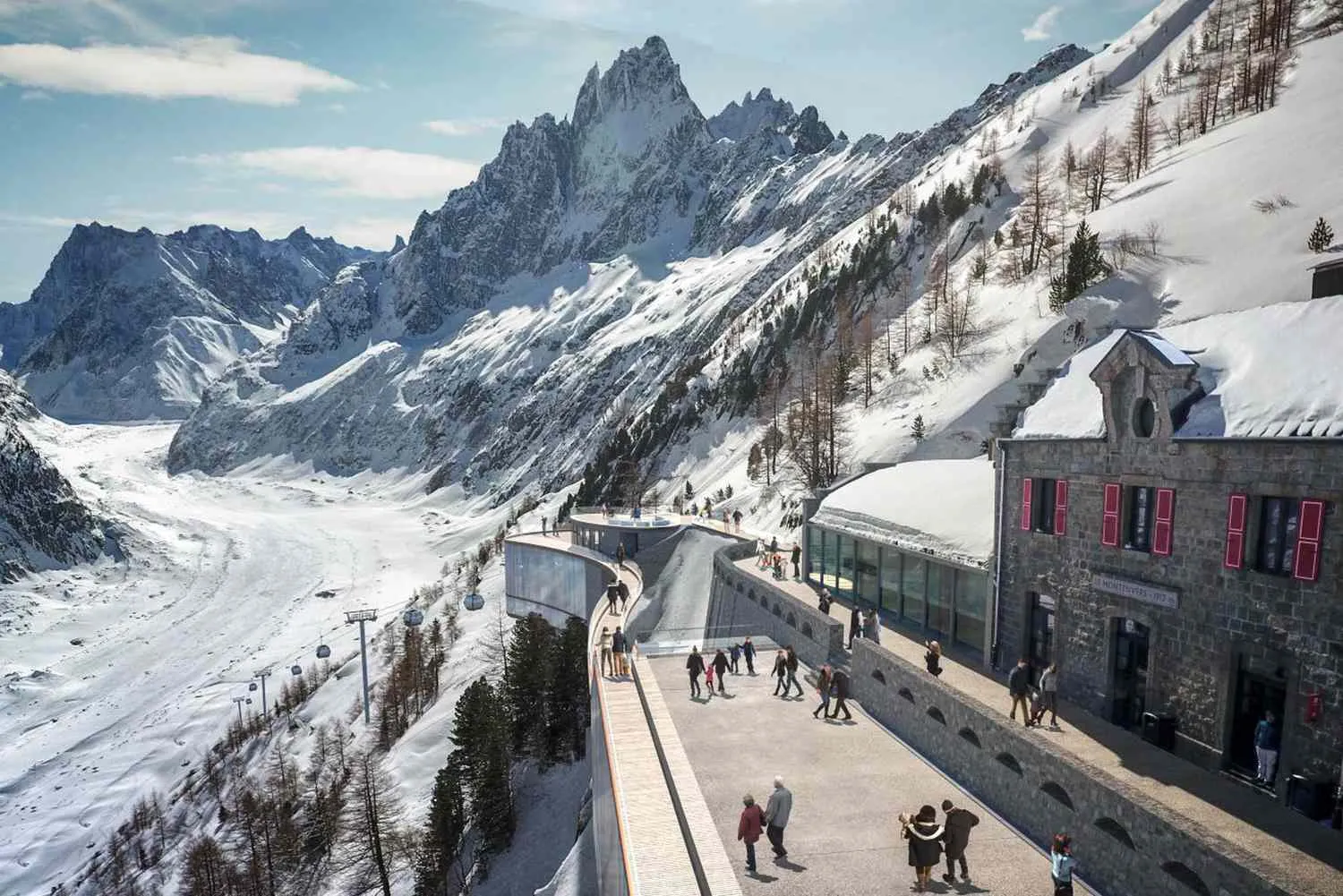 This Is the Largest Glacier in France — and It Has Snow Caves, a High-elevation Train, and a New Gondola