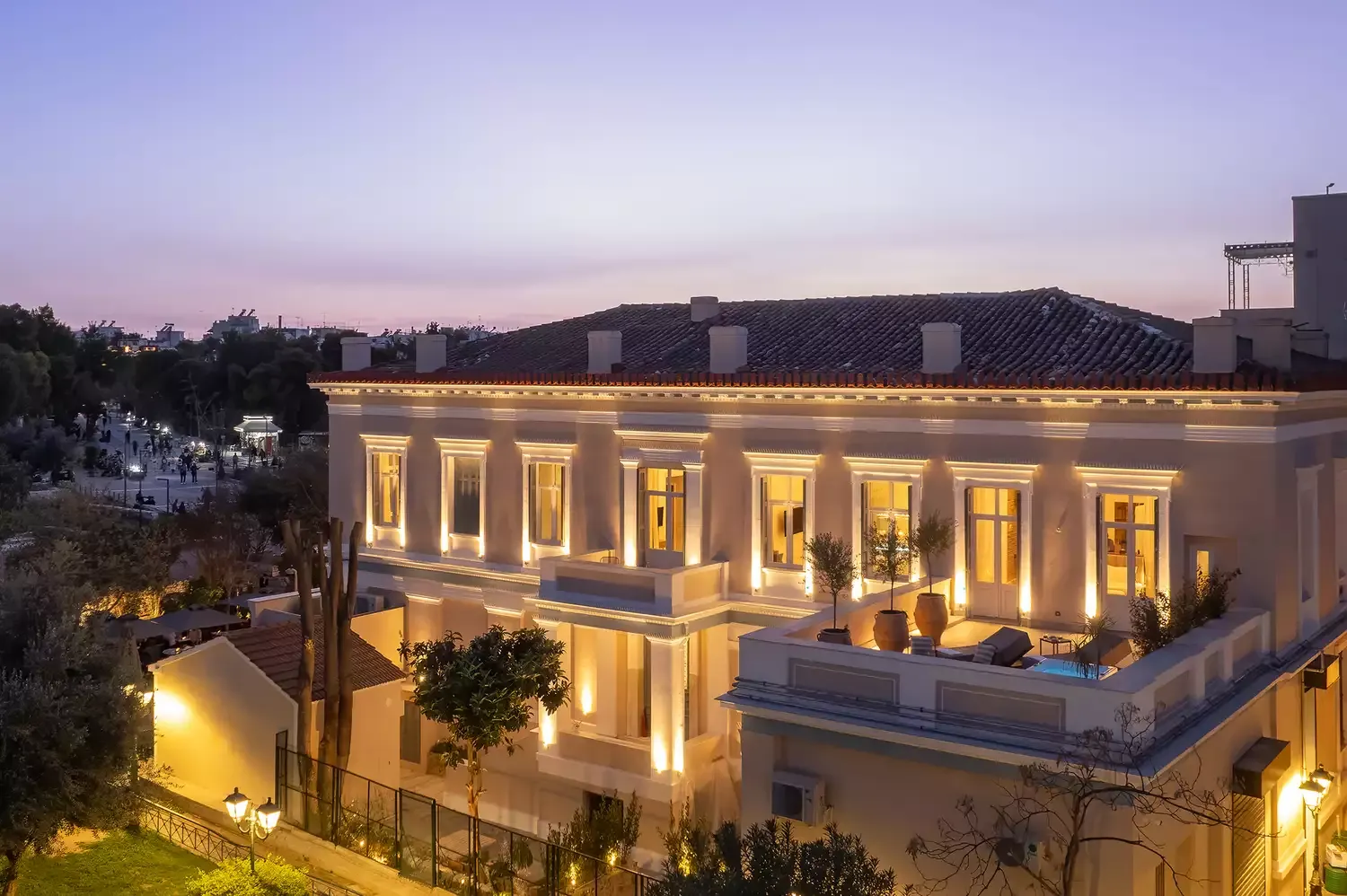 This Greek Hotel Is the Perfect Stay for Fans of the Angelina Jolie's New Netflix Movie 'Maria'