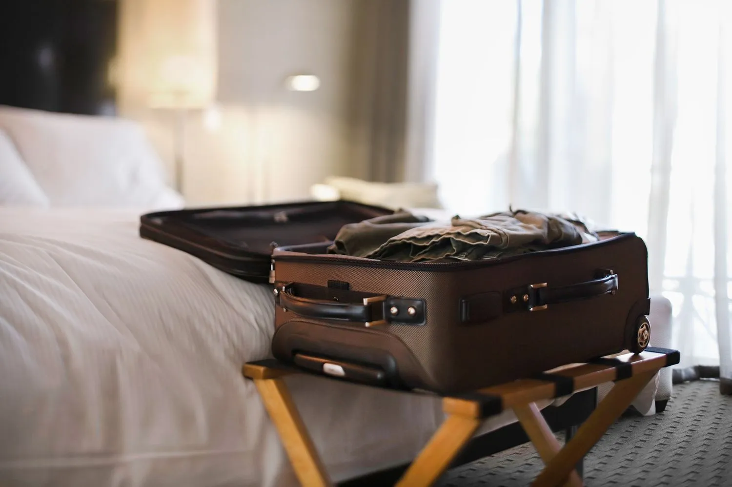 Here's Why You Should Think Twice About Leaving Your Luggage on a Hotel Room Floor