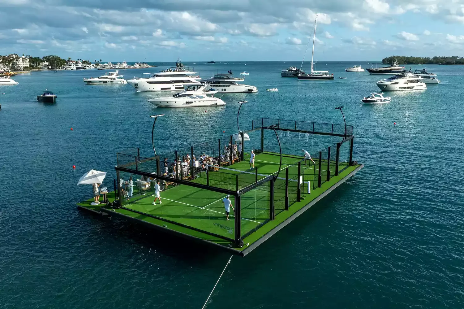 Miami Just Got Its First Floating Padel Court — With 360-degree Views of the Sea and City Skyline