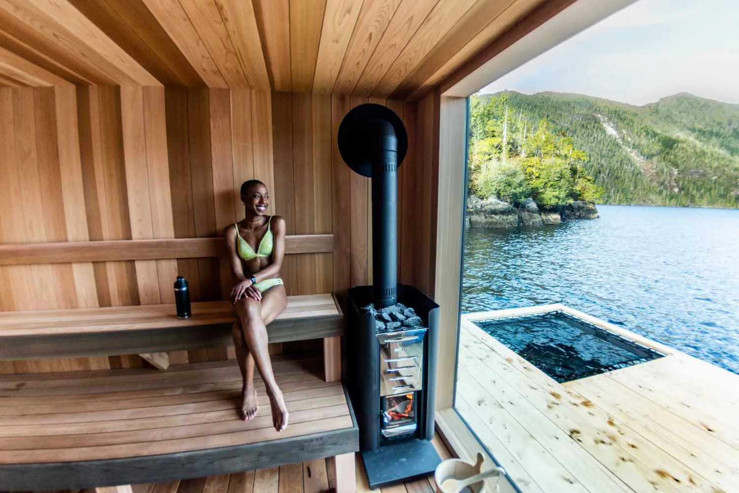 A Remote Floating Sauna Is Opening in One of Canada's Most Spectacular Nature Reserves