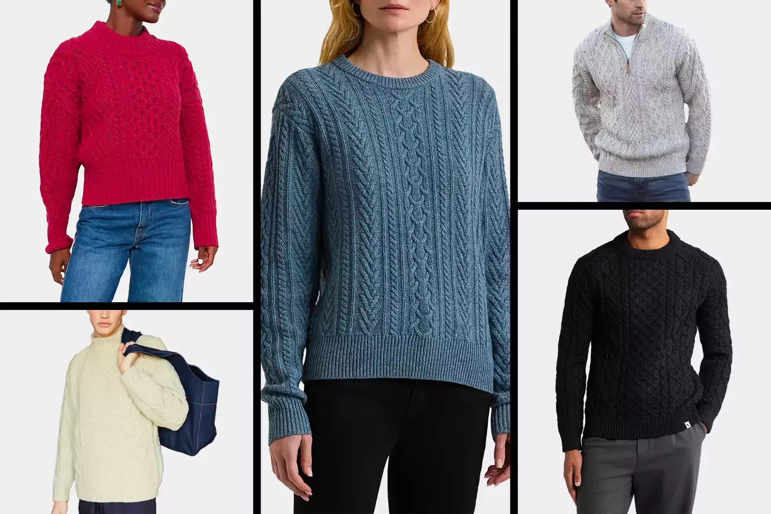 14 Authentic Irish Fisherman Sweaters to Keep You Genuinely Warm All Winter Long — From $50