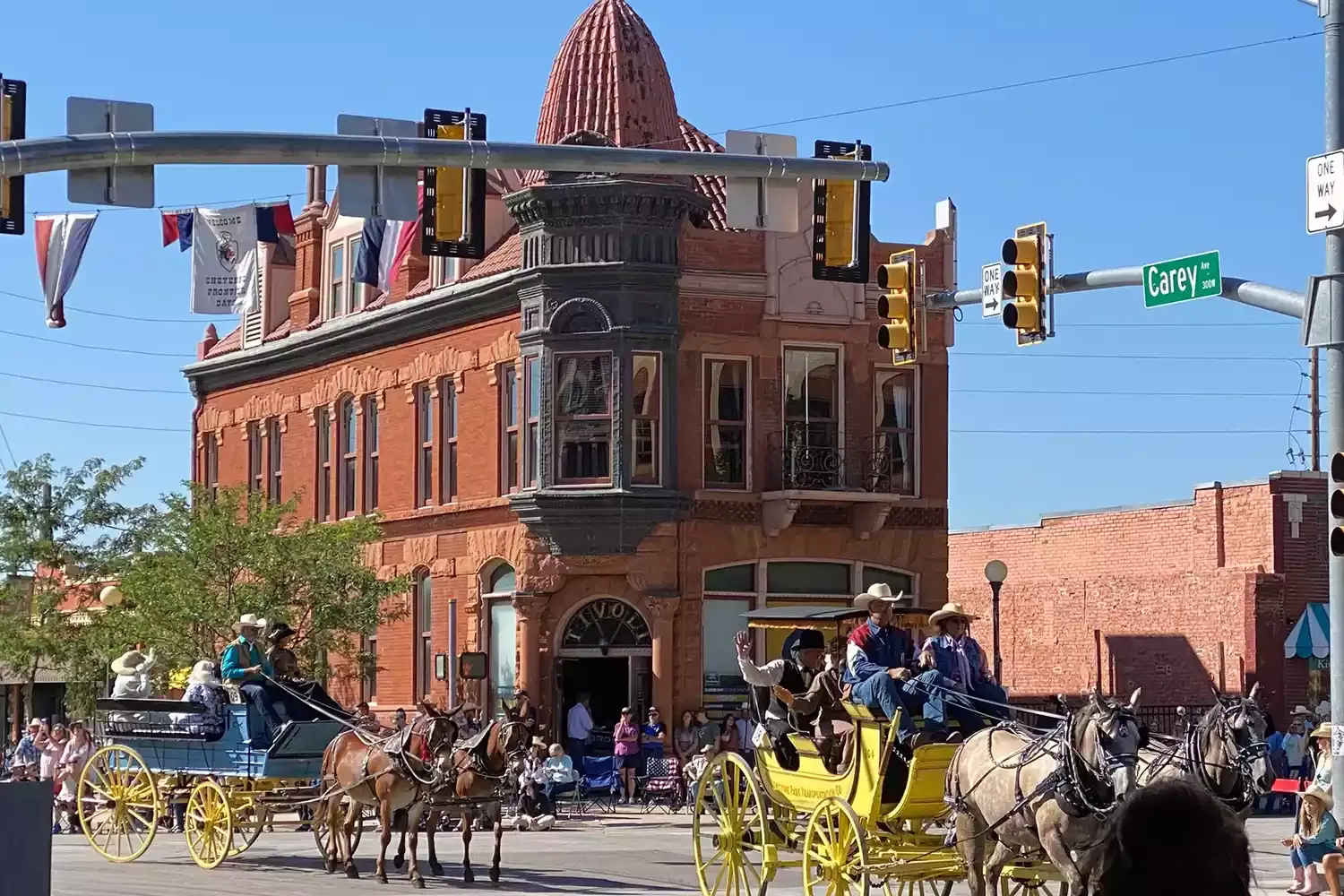 This Wyoming City Has a Bison Train, Old West Saloons, and the Largest Outdoor Rodeo in the World