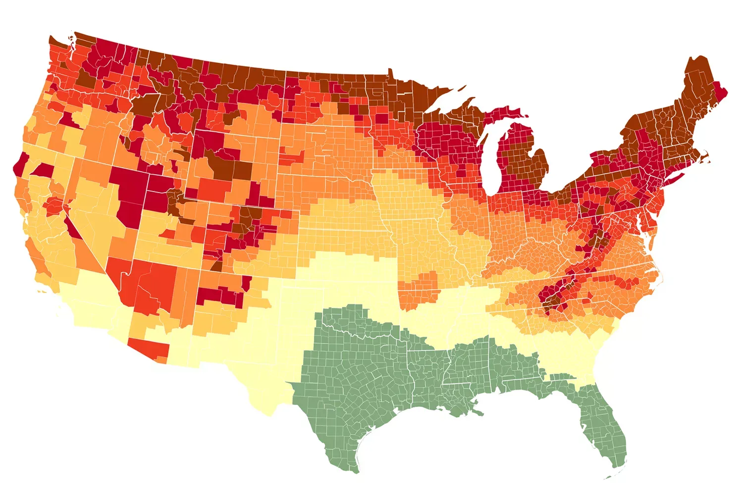 This Interactive Map Shows When Fall Foliage Will Peak Across the U.S. in 2024