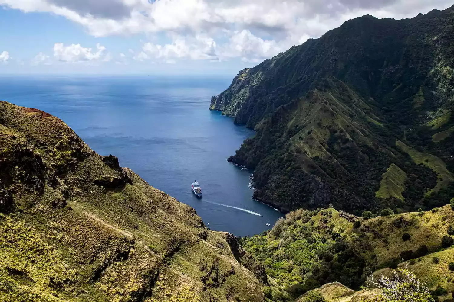 The Best Way to Visit the Remote Marquesas Islands Is on This Hybrid Cargo Cruise Ship