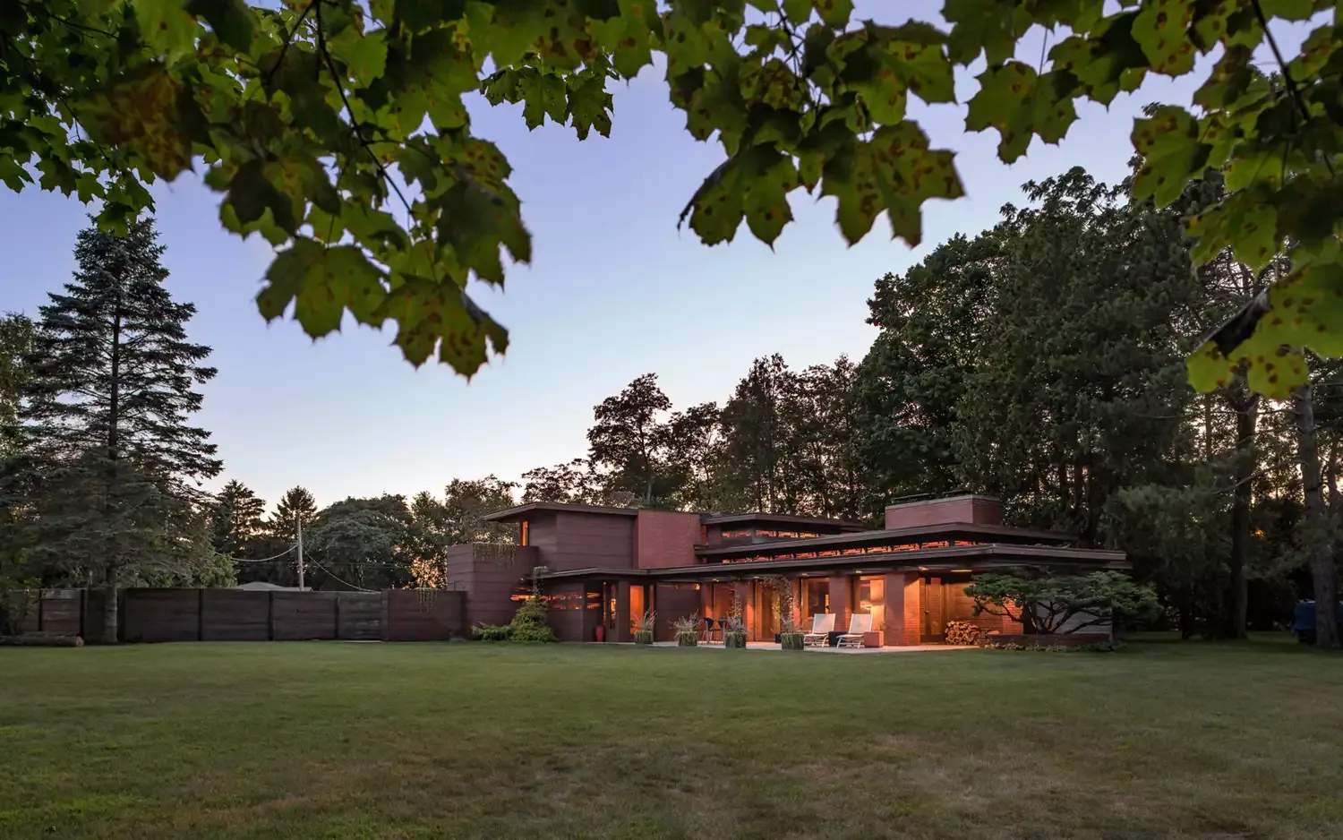 There's a Frank Lloyd Wright Home in This Tiny Wisconsin Town — and You Can Stay There