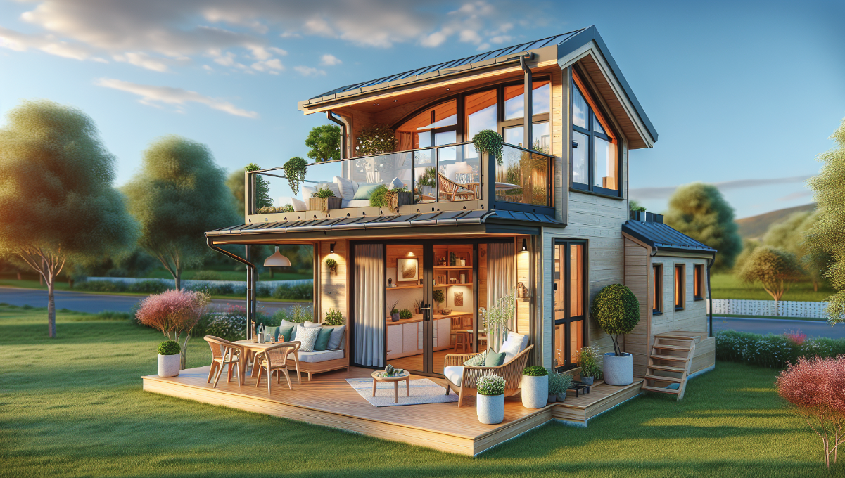 Amazon Listed a 2-story Tiny House With a Sunroom and Rooftop Terrace — and It’s Under $50K