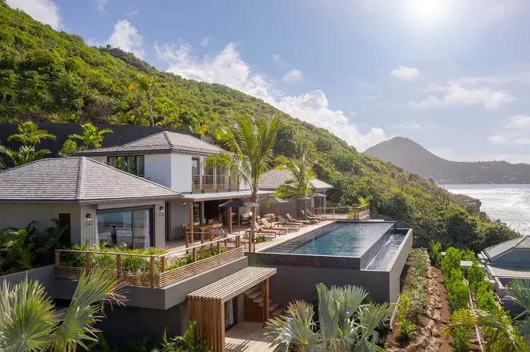 This Brand-new Villa Has Some of the Best Sunset Views in the Caribbean—and a 52-foot Pool Overlooking the Water